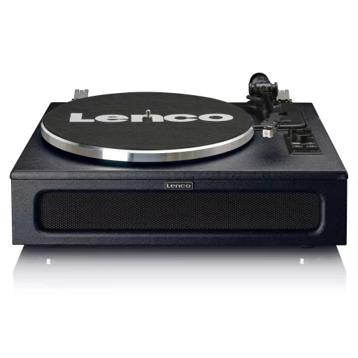 Lenco LS-430BK lemezjátszó Szíj általi meghajtással működő lemezjátszó Fekete