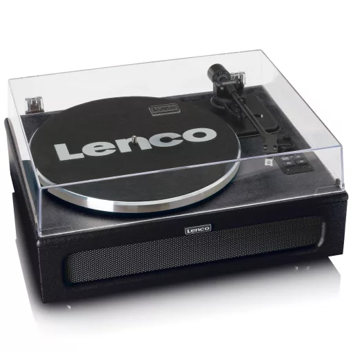 Lenco LS-430BK lemezjátszó Szíj általi meghajtással működő lemezjátszó Fekete