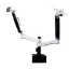 Silverstone SST-ARM22SC asztali TV konzol 61 cm (24") Ezüst