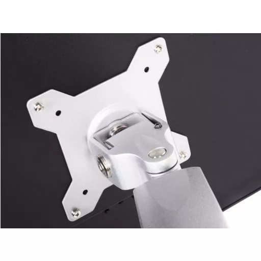 Silverstone SST-ARM22SC asztali TV konzol 61 cm (24") Ezüst
