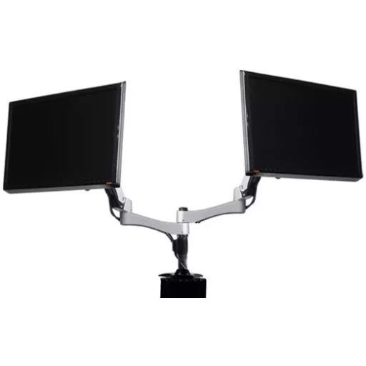 Silverstone SST-ARM22SC asztali TV konzol 61 cm (24") Ezüst