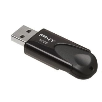   PNY Attaché 4 2.0 128GB USB flash meghajtó USB A típus Fekete