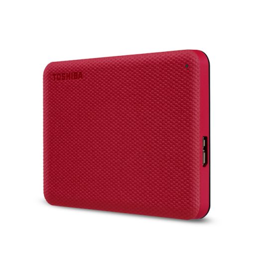 Toshiba Canvio Advance külső merevlemez 4 TB 2.5" USB A típus 2.0/3.2 Gen 1 (3.1 Gen 1) Vörös