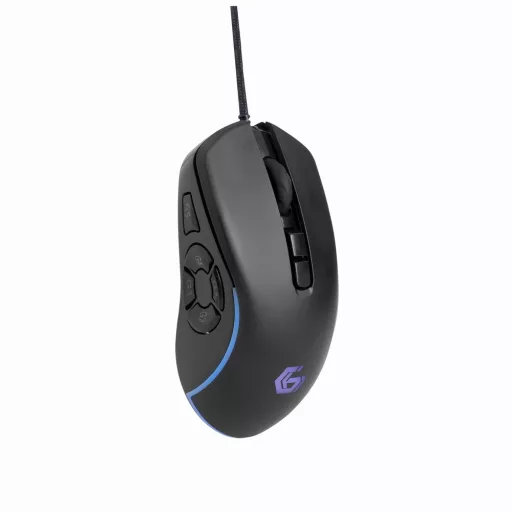 Gembird MUSG-RAGNAR-RX500 egér Játék Jobbkezes USB A típus 12000 DPI