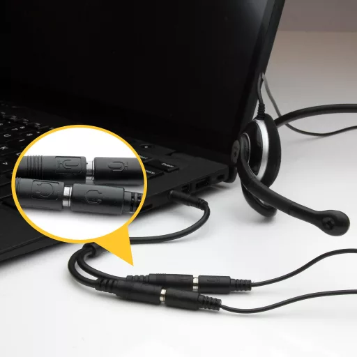 StarTech.com MUYHSMFF audio elosztó Fekete