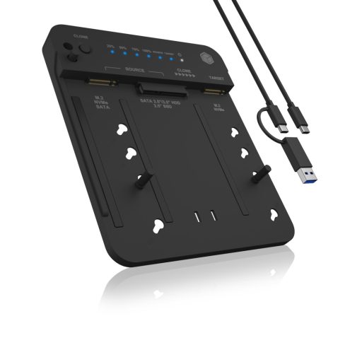 ICY BOX IB-2913MCL-C31 USB 3.2 Gen 2 (3.1 Gen 2) Type-C Fekete