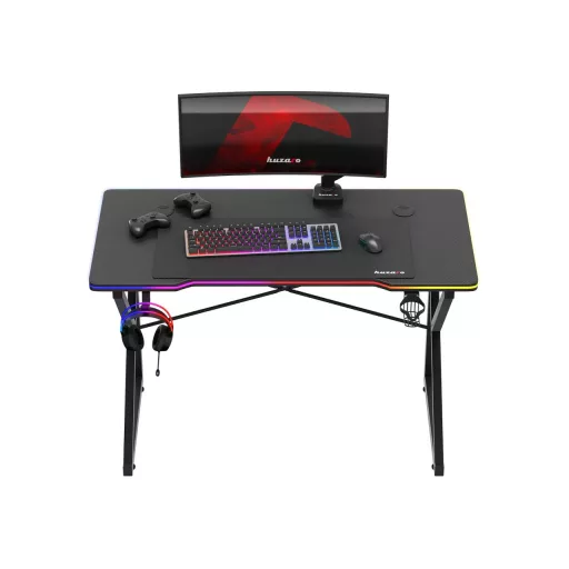 Huzaro Hero 1.7 RGB Black - gaming table