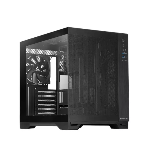Chieftec mATX Gehäuse GM-30B-M-OP, black Kocka Fekete