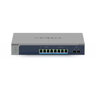  NETGEAR MS510TXUP hálózati kapcsoló Vezérelt L2/L3/L4 10G Ethernet (100/1000/10000) Ethernet-áramellátás (PoE) támogatása Szürke, Kék