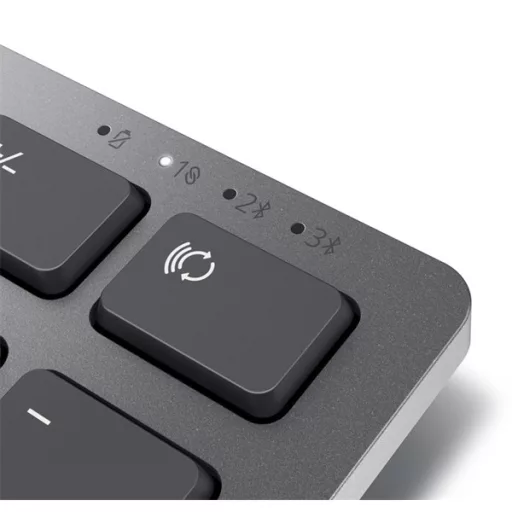 DELL KB700 billentyűzet Irodai RF vezeték nélküli + Bluetooth QWERTZ Magyar Szürke