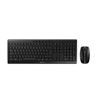   CHERRY Stream Desktop billentyűzet Egér mellékelve Irodai Vezeték nélküli RF QWERTZ Német Fekete