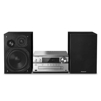   Panasonic SC-PMX94EG-S házi hangrendszer Otthoni mikro hangrendszer 120 W Fekete, Ezüst