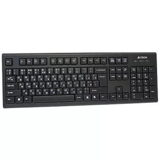 A4Tech KR-85 billentyűzet USB QWERTY Amerikai angol Fekete