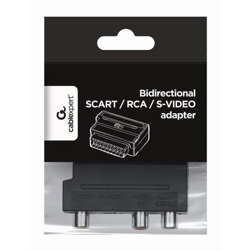 Gembird CCV-4415 video átalakító kábel SCART (21-pin) 3 x RCA + S-Video