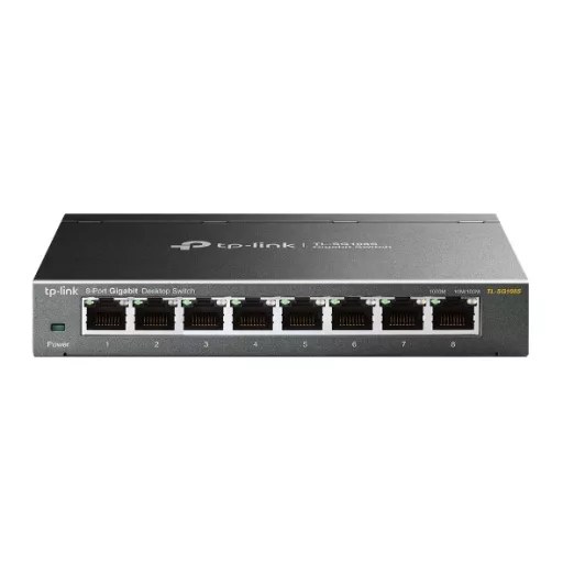 TP-Link Omada TL-SG108S hálózati kapcsoló Beállítást nem igénylő (unmanaged) Gigabit Ethernet (10/100/1000) Fekete