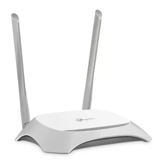   TP-Link TL-WR840N vezetéknélküli router Fast Ethernet Egysávos (2,4 GHz) Szürke, Fehér