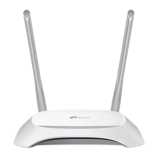 TP-Link TL-WR840N vezetéknélküli router Fast Ethernet Egysávos (2,4 GHz) Szürke, Fehér