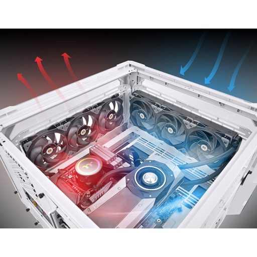 Thermaltake SWAFAN GT12 Számítógép ház Hűtő 12 cm Fekete 3 db