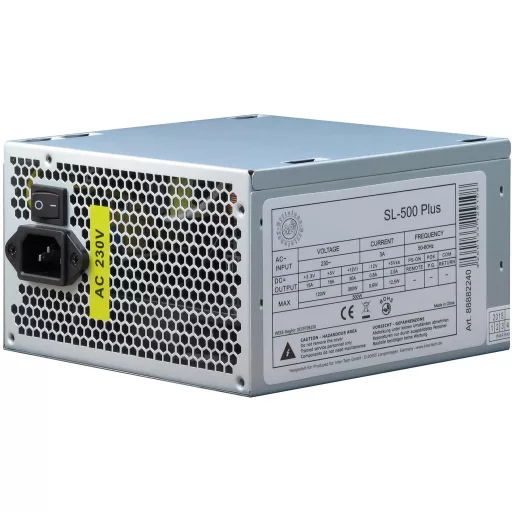 Inter-Tech SL-500 Plus 500 W 20+4 pin ATX ATX Ezüst