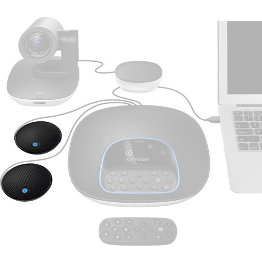 Logitech 989-000171 mikrofon Fekete Asztali mikrofon