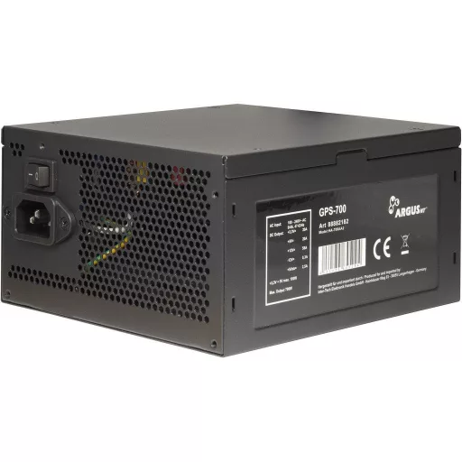 Inter-Tech ArgusNT GPS-700 700 W 20+4 pin ATX ATX Fekete