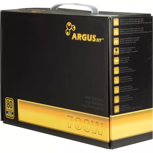 Inter-Tech ArgusNT GPS-700 700 W 20+4 pin ATX ATX Fekete