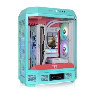 Thermaltake The Tower 600 Midi Tower Mentazöld színű