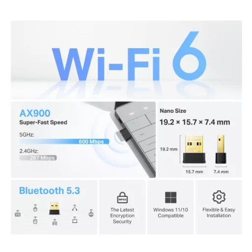TP-Link Archer TX10UB Nano Bluetooth 600 Mbit/s