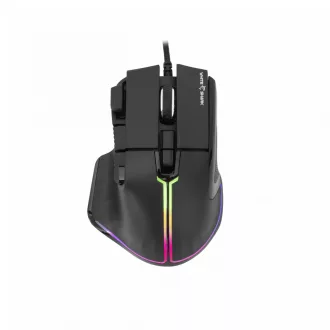   White Shark MARROK Black egér Irodai Jobbkezes USB A típus Optikai 12000 DPI