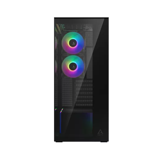 ARCTIC Xtender (Mirror Black) Midi Tower Fekete