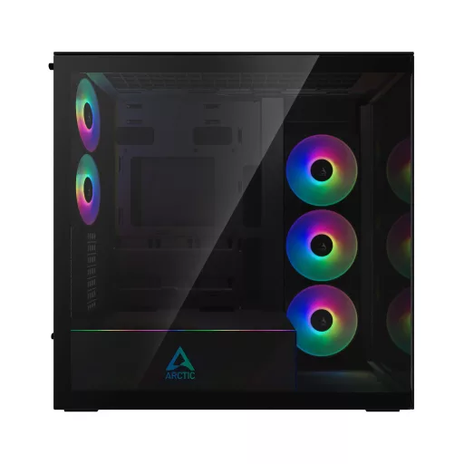 ARCTIC Xtender (Mirror Black) Midi Tower Fekete