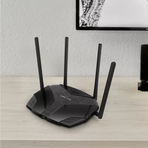 TP-Link MR70X vezetéknélküli router Gigabit Ethernet Kétsávos (2,4 GHz / 5 GHz) Fekete