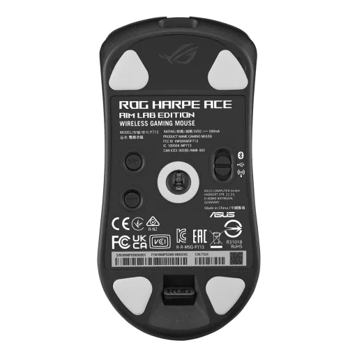 ASUS ROG Harpe Ace Aim Lab Edition egér Játék Kétkezes RF Wireless + Bluetooth + USB Type-A Optikai 36000 DPI