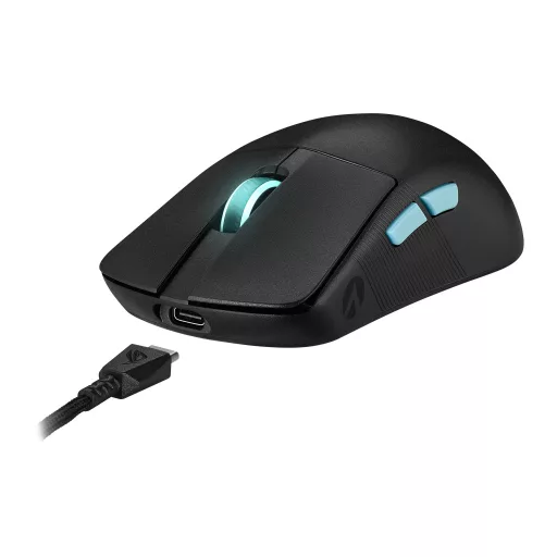 ASUS ROG Harpe Ace Aim Lab Edition egér Játék Kétkezes RF Wireless + Bluetooth + USB Type-A Optikai 36000 DPI