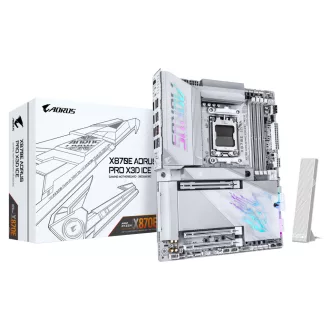 GIGABYTE X870E AORUS PRO X3D ICE AMD X870E Socket AM5 ATX