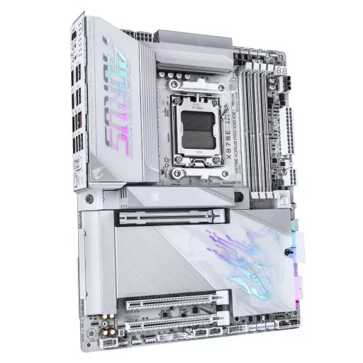 GIGABYTE X870E AORUS PRO X3D ICE AMD X870E Socket AM5 ATX