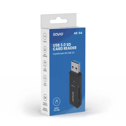 Savio AK-64 USB 3.2 Gen 1 (3.1 Gen 1)