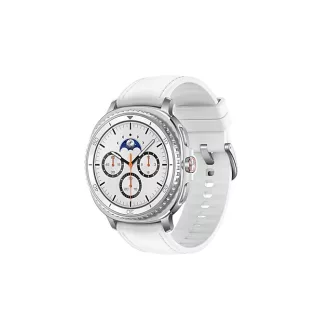   Samsung Galaxy Watch 8 Classic 3,3 cm (1.3") AMOLED 46 mm Digitális 438 x 438 pixelek Érintőképernyő Ezüst Wi-Fi GPS (műhold)