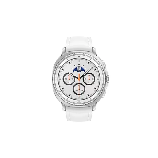 Samsung Galaxy Watch 8 Classic 3,3 cm (1.3") AMOLED 46 mm Digitális 438 x 438 pixelek Érintőképernyő Ezüst Wi-Fi GPS (műhold)