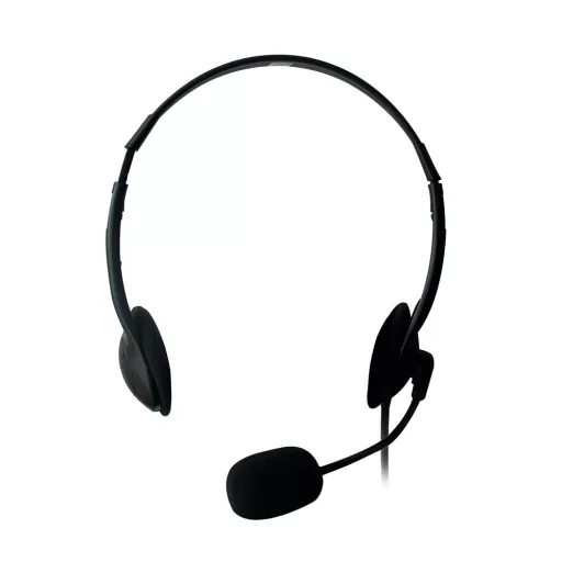 Ewent EW3563 fejhallgató és headset Vezetékes Fejpánt Hívás/zene Fekete