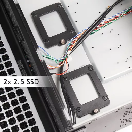 Chieftec UNC-409S-AIO-OP Rack Fekete