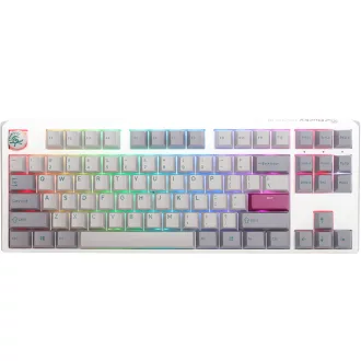   Ducky One 3 TKL Mist Grey billentyűzet Játék USB Amerikai angol Szürke
