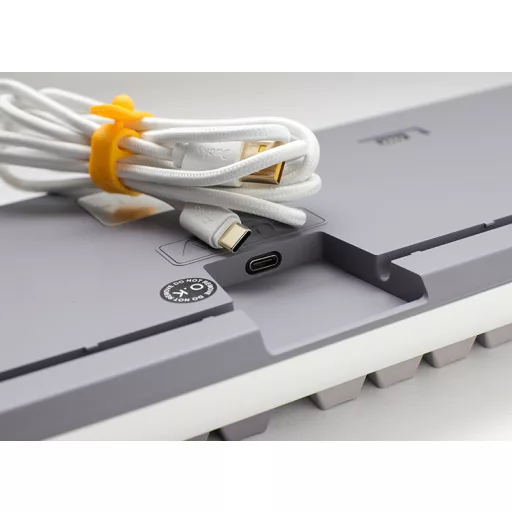 Ducky One 3 TKL Mist Grey billentyűzet Játék USB Amerikai angol Szürke