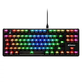   Sharkoon SGK70W billentyűzet Játék USB QWERTZ Német Fekete