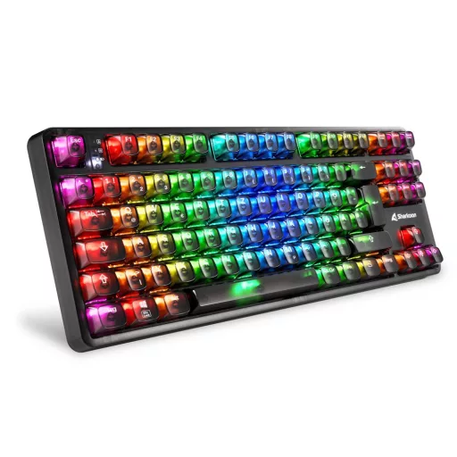 Sharkoon SGK70W billentyűzet Játék USB QWERTZ Német Fekete