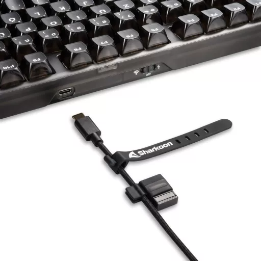 Sharkoon SGK70W billentyűzet Játék USB QWERTZ Német Fekete