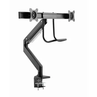   Gembird MA-DA2-04 asztali TV konzol 81,3 cm (32") Fekete