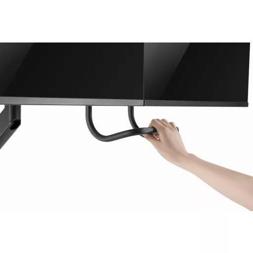 Gembird MA-DA2-04 asztali TV konzol 81,3 cm (32") Fekete