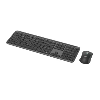   Logitech 920-012482 billentyűzet Egér mellékelve Irodai RF vezeték nélküli + Bluetooth QWERTZ Svájc Grafit