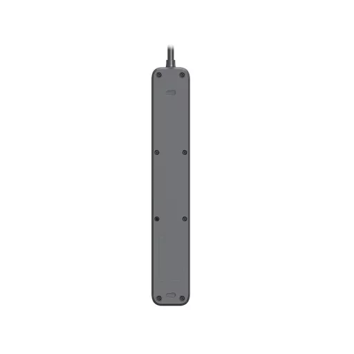 Power Line+ 3m Graphite surge protector power strip (5 sockets)